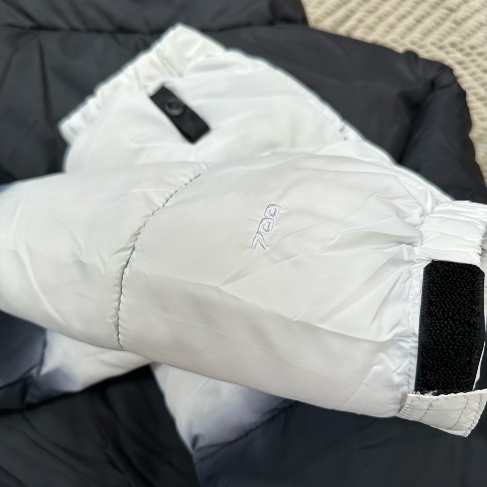 North Face Dip Dye 1996 Retro Nuptse 700 Jacket Black White Puffer Coat NEW - Picture 6 of 9